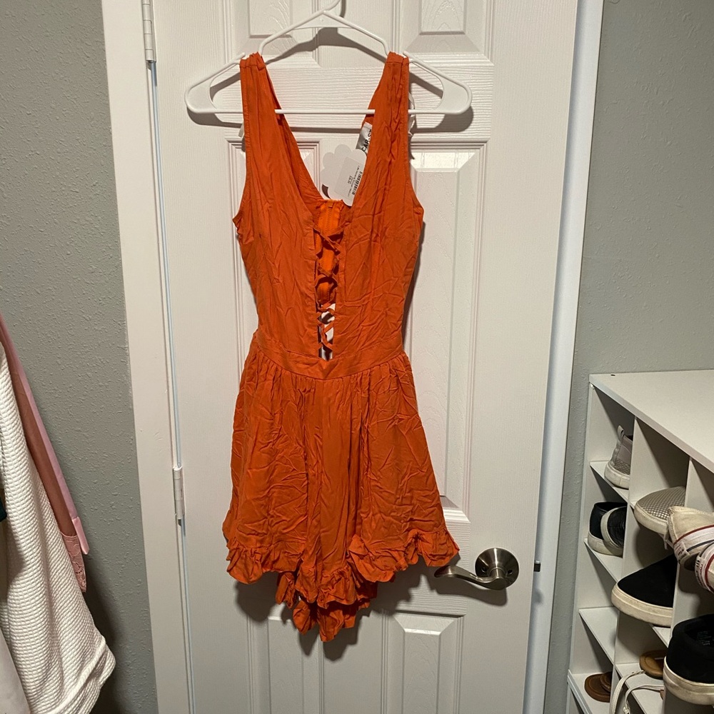 Orange romper